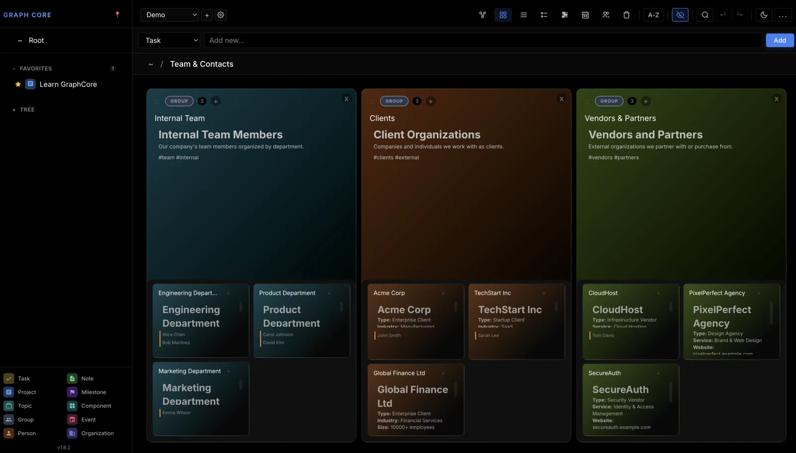 Graph Core screenshot