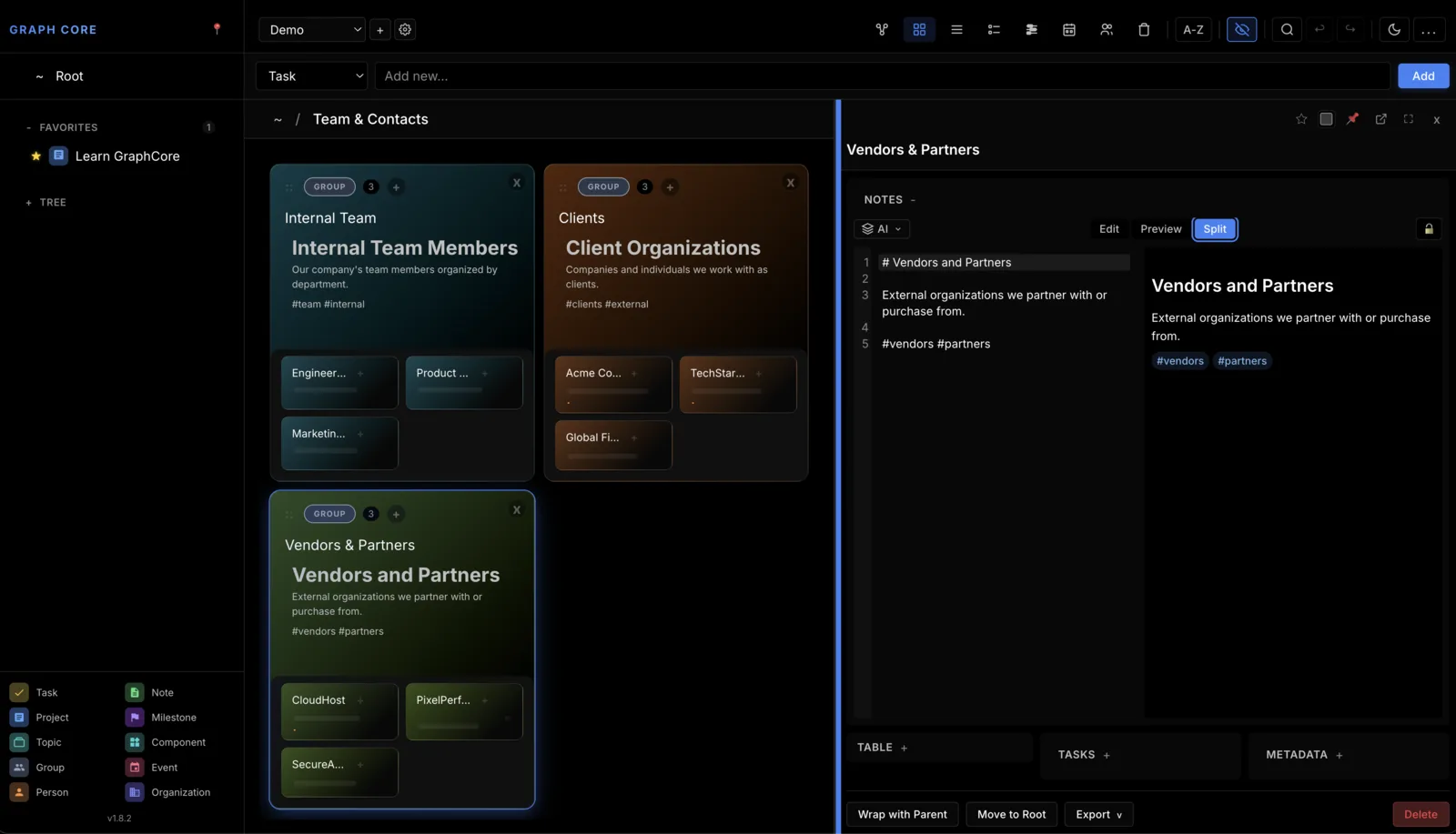Graph Core screenshot