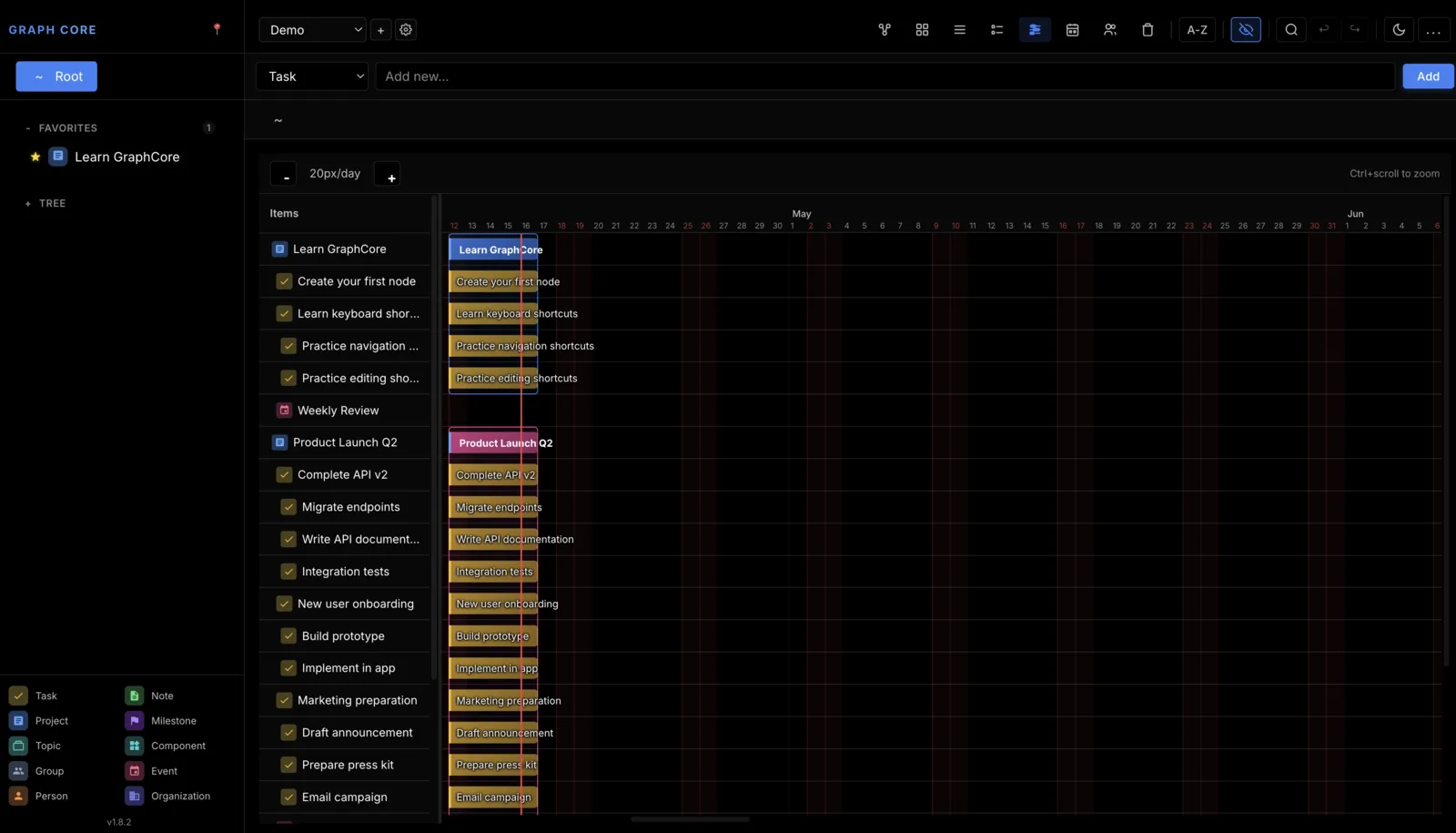 Graph Core screenshot